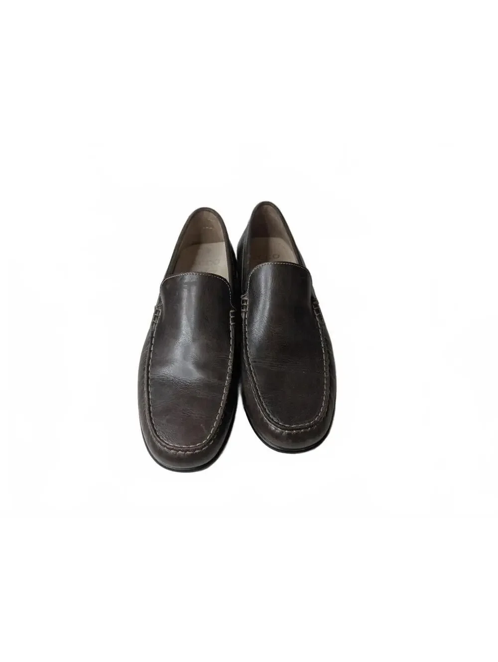ECCO Men's Classic Moc 2.0 Driving Style Loafer Coffee Brown Leather Size 45